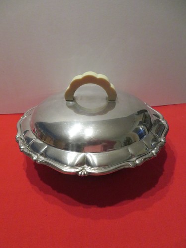 Légumier métal argenté - en,
