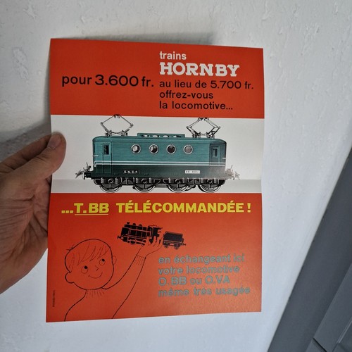 Véritable affichette hornby - affichette,