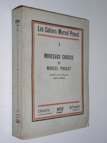 Les cahiers marcel - proust, n°3