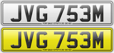Plaque voiture JVG 753M