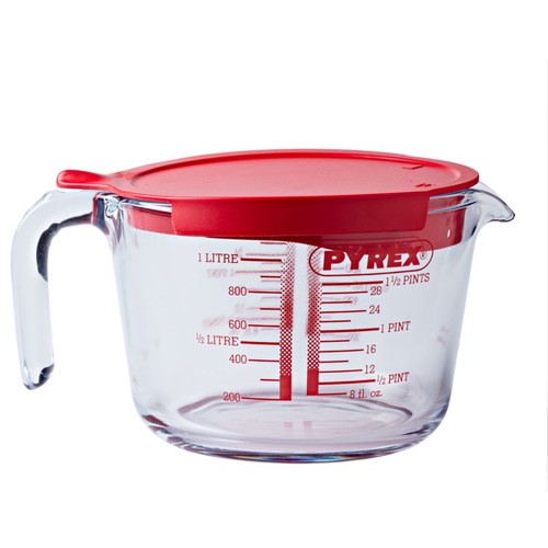 Verre doseur pyrex - verre, 1l