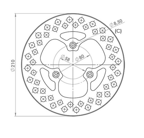 Disque frein diamètre - frein, ar