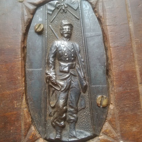 Sculpture bas relief soldat - sculpture/bas,