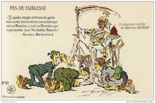 CPA illustrée NEUMONT Maurice - Satire - Guerre 1914-18 (1017)