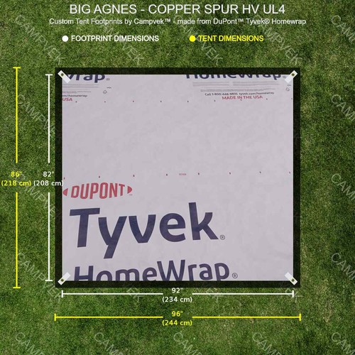 Tyvek footprint for - tyvek,
