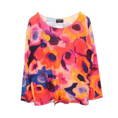Pull tricoté chanel cachemire - chanel,