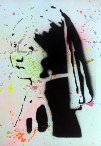 Spaco signed vermeer girl - spaco,
