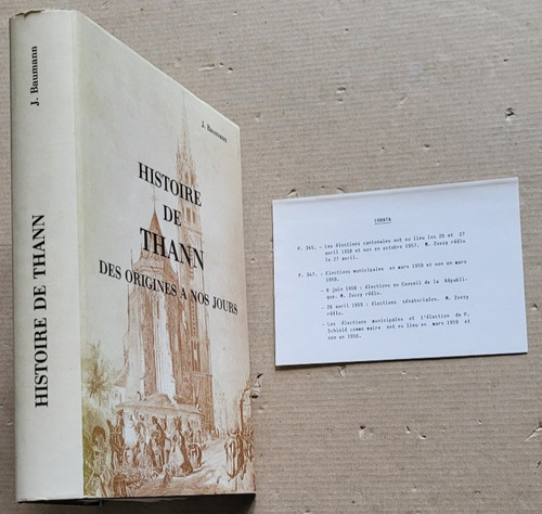Histoire thann des origines - histoire,