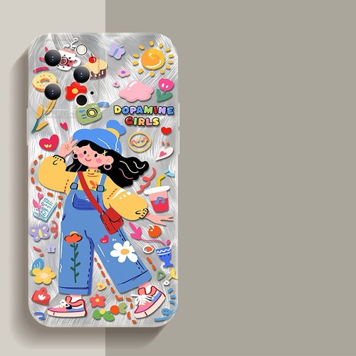 Fille dopaminergique étui - fille, de
