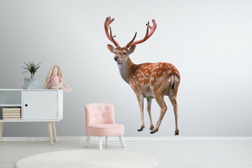 Papier peint animal cerf - peint, 3d