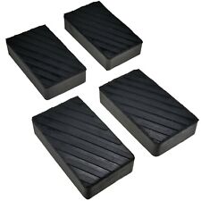 4 x cric support en caoutchouc 200 x 113 x 42 mm blocs en caoutchouc fente en...