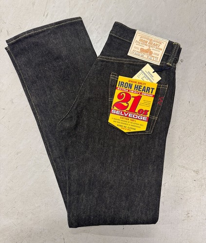 Jean droit selvedge noir - , iron