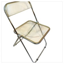 Chaise Pliable Vintage Anonima Castelli Plia Giancarlo Piretti 1969 Jaune