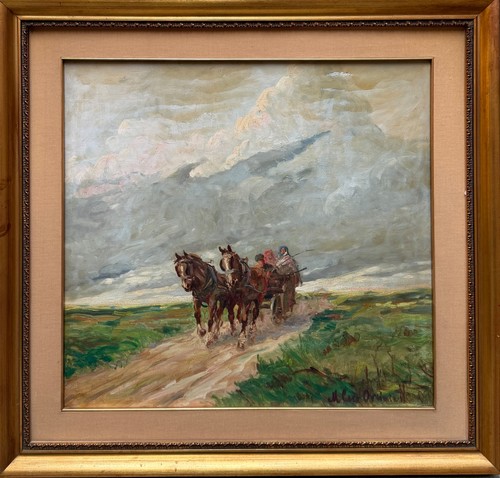 Peinture huile sur table - peinture,