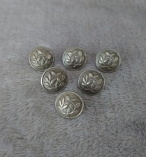 6 boutons d'uniforme Police national T.W et W Paris 15 mm (a)