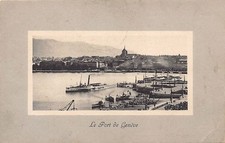 Suisse - Genève - Le port - Départ du Bateau Salon Simplon - Ed. Jullien J.J. 17