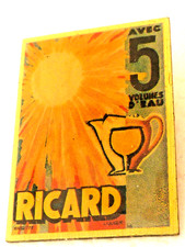 pin's pins badge.  Ricard boisson Marseille   tab1