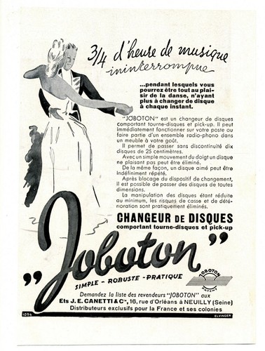 1948 changeur de disques - de,