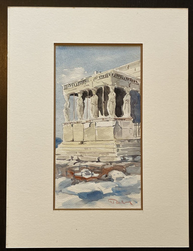 Peinture aquarelle signée - peinture,, aquarelle,