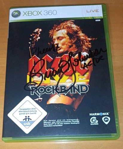 Autografo brian johnson dc - autografo, ac