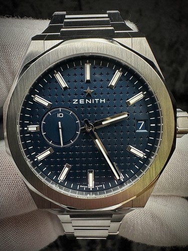 Zenith defy blue small seconds - blue,
