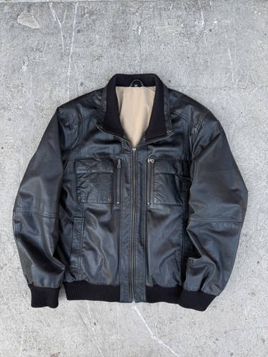 Veste vintage cuir - veste,