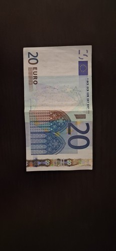 Billet euros 2002 signature - billet,
