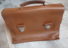 Sac école vintage cuir marron