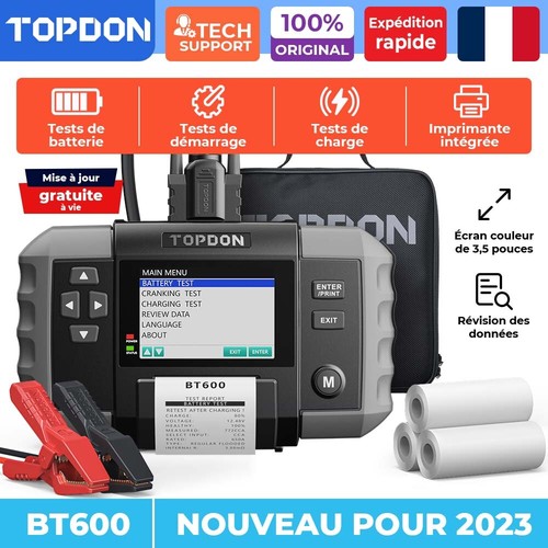 Topdon bt600 testeur - bt600,