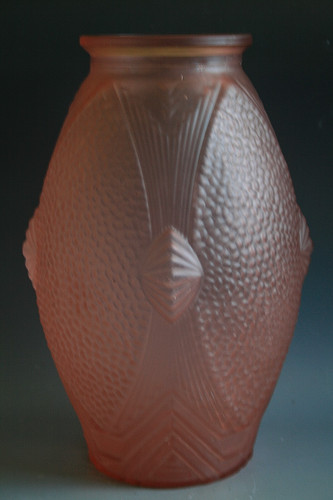 Ancien vase art deco - ancien, verre