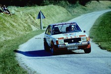 Diapositive Rallye JEANNE D'ARC 1983  TALBOT SUNBEAM LOTUS - Pilote D. AMOURETTE