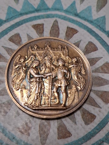 Jeton argent mariage 1873 - argent,