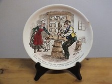 Assiette Digoin Sarreguemines Normands,  François Enault, beurre de baratte