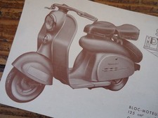 PUBLICITE SCOOTER MOTOCONFORT 125 CM3 1951