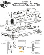 1914 Opel voiture de course