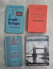 Lot de livres anciens sur la Grande-Bretagne