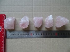 lot 5 quartz roses brut de  de