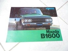 Mazda B1600 Pickup 1976 brochure prospekt catalogue commercial sales prospectus