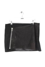 Mini jupe en daim noire Bash M