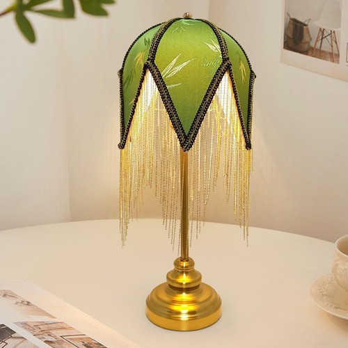 Abat jour vintage - vintage, franges