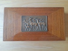 Boîte Art Déco. Plaque en