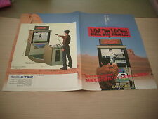 >> MAD DOG MC CREE SHOOT ARCADE RARE ORIGINAL JAPAN HANDBILL FLYER CHIRASHI! <<