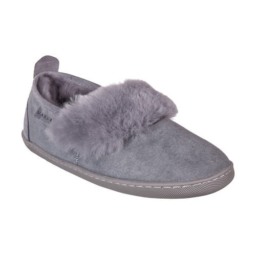 Femmes chaussons cuir - chaussons,