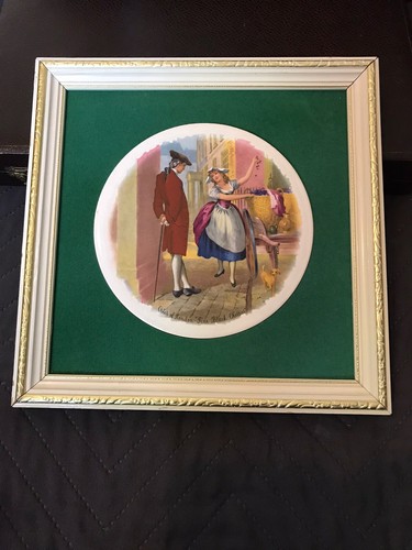 Staffordshire enamel framed - staffordshire,