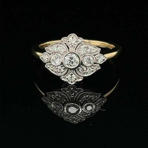 Bague fiançailles style - bague,
