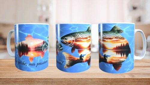 Mug humour pêche ma - la,