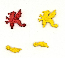 LEGO Red and Yellow Dragon