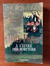 GALLIMARD 2000  Grand Format HARRY POTTER A L’ÉCOLE DES SORCIERS - J.K. Rowling 