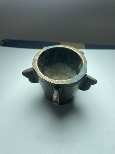 Petit mortier ancien bronze - petit, en