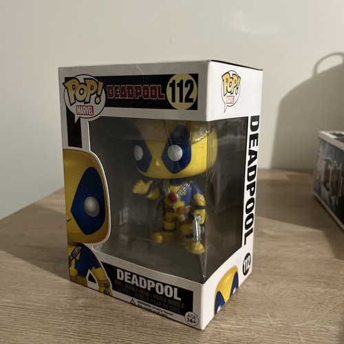 Fingurine pop deadpool jaune - pop,